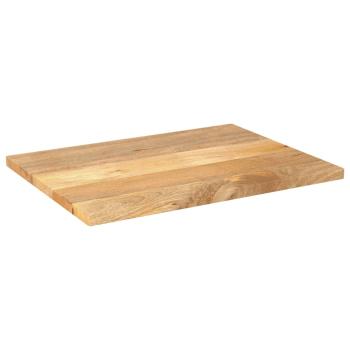 Tischplatte 90x50x2,5 cm Rechteckig Massivholz Mango