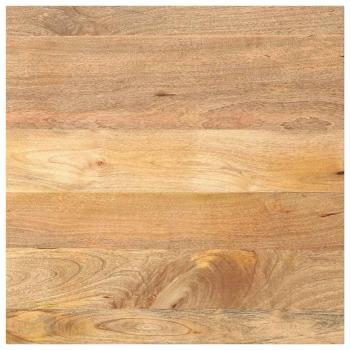 ARDEBO.de - Tischplatte 70x70x2,5 cm Quadratisch Massivholz Mango