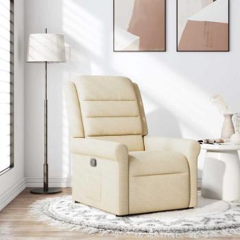 ARDEBO.de - Relaxsessel Creme Stoff