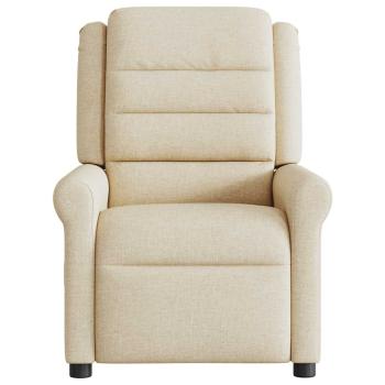 Relaxsessel Creme Stoff