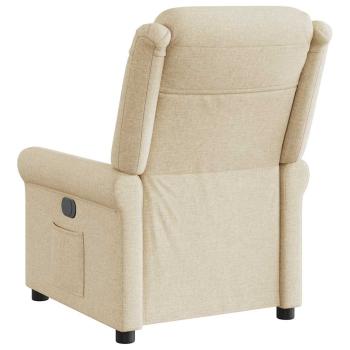 Relaxsessel Creme Stoff