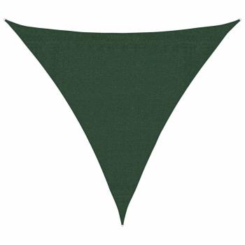 Sonnensegel 160 g/m² Dunkelgrün 3,6x3,6x3,6 m HDPE