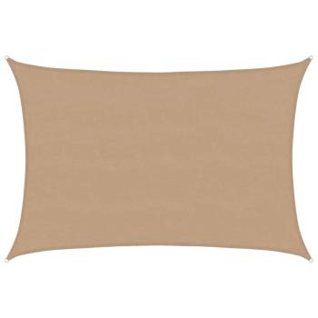 Sonnensegel 160 g/m² Taupe 5x7 m HDPE