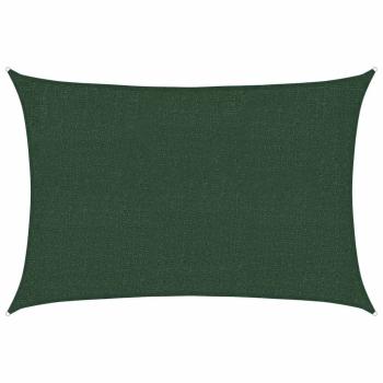 Sonnensegel 160 g/m² Dunkelgrün 2x2,5 m HDPE