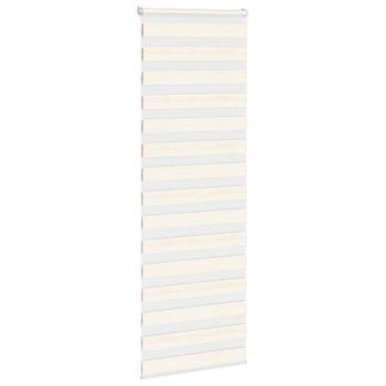 Doppelrollo Marmorbeige 85x230 cm Stoffbreite 80,9 cm Polyester