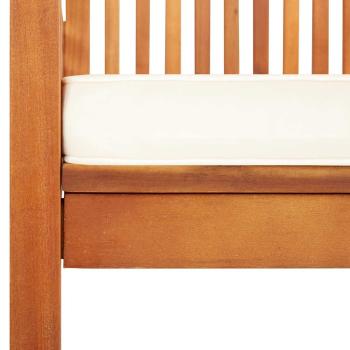 Garten-Essst?hle mit Sitzpolster 2 Stk. Akazie Massivholz