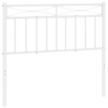 Ersatz-Kopfteil Metall Weiß 100 cm