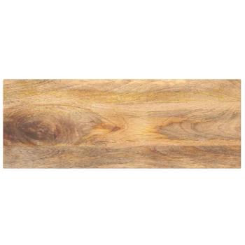 ARDEBO.de - Tischplatte 70x20x2,5 cm Rechteckig Massivholz Mango
