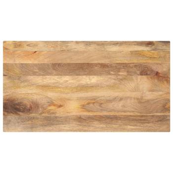ARDEBO.de - Tischplatte 100x50x2,5 cm Rechteckig Massivholz Mango