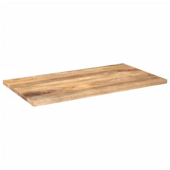 Tischplatte 100x50x2,5 cm Rechteckig Massivholz Mango