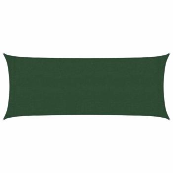Sonnensegel 160 g/m² Dunkelgrün 2x5 m HDPE