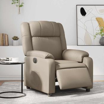 ARDEBO.de - Relaxsessel Elektrisch Cappuccino Kunstleder