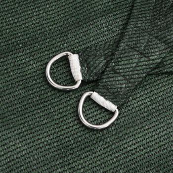 Sonnensegel 160 g/m² Dunkelgrün 6x8 m HDPE