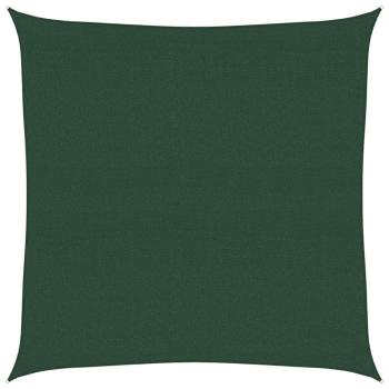 Sonnensegel 160 g/m² Dunkelgrün 7x7 m HDPE