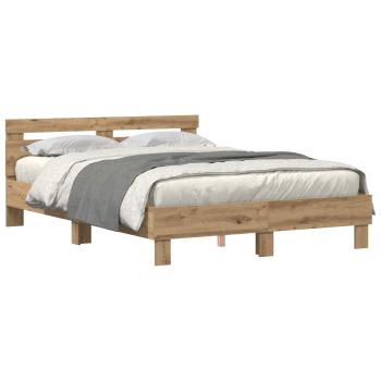 Bettrahmen Artisan-Eiche 150 x 200 cm Holzwerkstoff