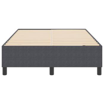 Plattformbettgestell Dunkelgrau 120 x 200 cm Cordstoff