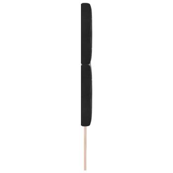 Kopfteil Schwarz 200 cm Samt