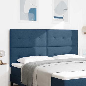 ARDEBO.de - Höhenverstellbares Kopfteil mit Kopfteil Blau 180 cm Stoff
