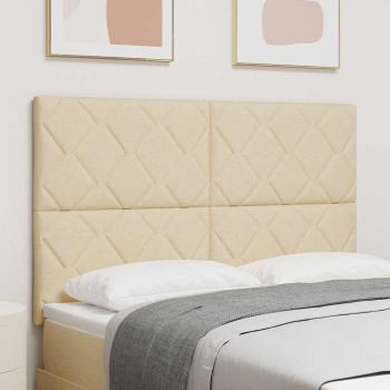 ARDEBO.de - Kopfteil Creme 160 cm Stoff