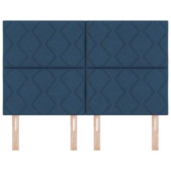 Kopfteil Blau 160 cm Stoff