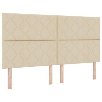 Kopfteil Creme 180 cm Stoff