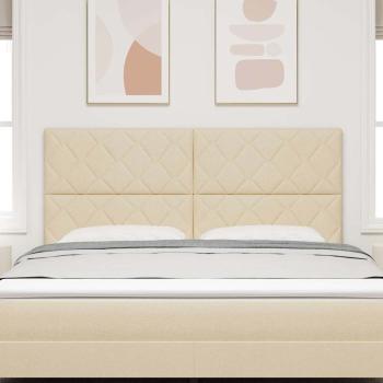 Kopfteil Creme 180 cm Stoff