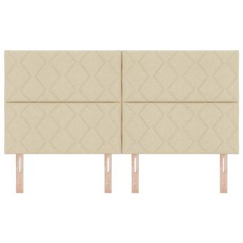 Kopfteil Creme 180 cm Stoff