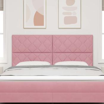 Kopfteil Rosa 180 cm Samt
