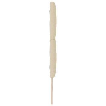 Kopfteil Creme Stoff