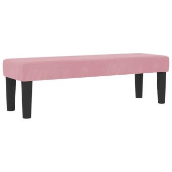 Boxspringbett mit Kopfteil Rosa 200 x 120 cm Samt