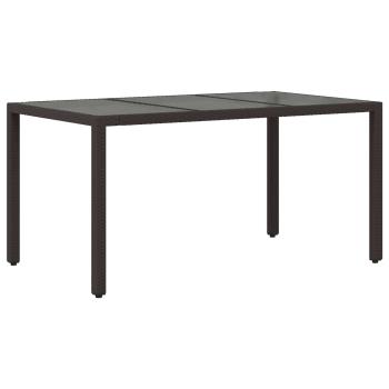 Outdoor-Essgruppe 7 stk. Schwarz Poly-Rattan
