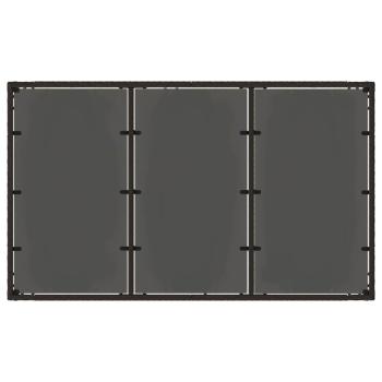 Outdoor-Essgruppe 7 stk. Schwarz Poly-Rattan