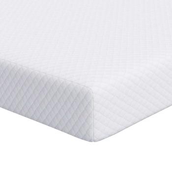 Matratzentopper aus Memory-Schaum 70 x 200 cm Thick Weich Weiß