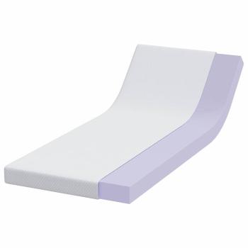 Matratzentopper aus Memory-Schaum 70 x 200 cm Thick Weich Weiß