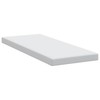 Matratzentopper aus Memory-Schaum 70 x 200 cm Thick Weich Weiß