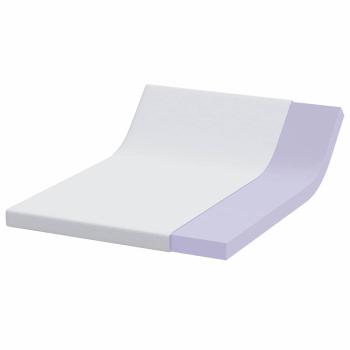 Matratzentopper aus Memory-Schaum 160 x 200 cm Thick Weich Weiß