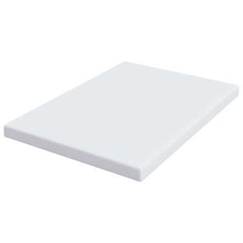 Matratzentopper aus Memory-Schaum 160 x 200 cm Thick Weich Weiß