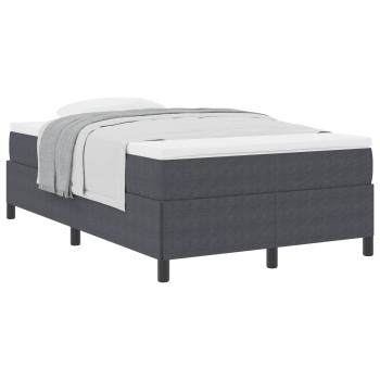 Boxspringbett Dunkelgrau 120 x 200 cm Cordstoff