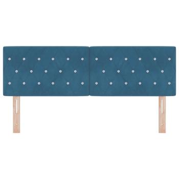 Kopfteil Dunkelblau 160 cm Samt