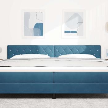 Kopfteil Dunkelblau 200 cm Samt