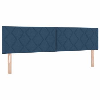 Kopfteil Blau 180 cm Stoff