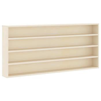 ARDEBO.de - Wanddisplay-Case Wandhalterung Beige 80 x 8,5 x 36 cm