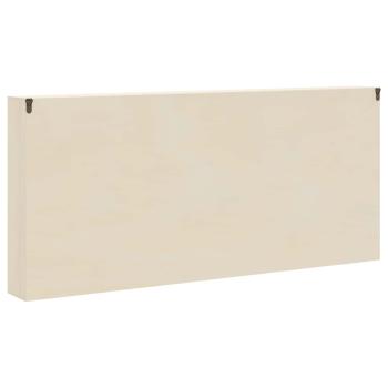 Wanddisplay-Case Wandhalterung Beige 80 x 8,5 x 36 cm