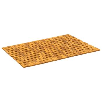 Badematten Natur 65 x 100 cm Massivholz Akazie