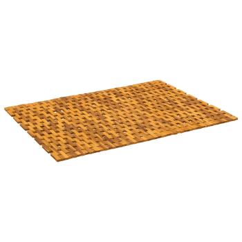 Badematten Natur 85 x 120 cm Massivholz Akazie