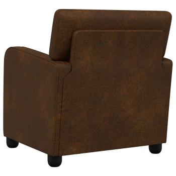 Sessel Braun Kunstwildleder