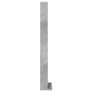 CD Regal Betongrau 33 x 23,5 x 175 cm Holzwerkstoff