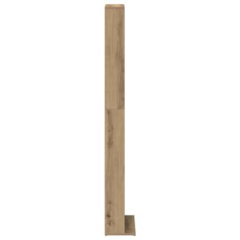 CD Regal Artisan-Eiche 33 x 23,5 x 175 cm Holzwerkstoff