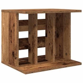 Vinyl Plattenaufbewahrung Altholz 42 x 33 x 36 cm Holzwerkstoff