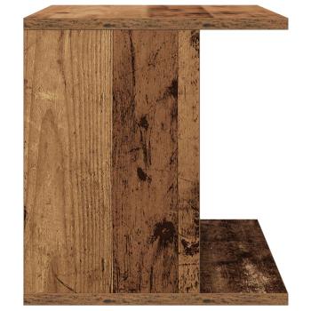 Vinyl Plattenaufbewahrung Altholz 42 x 33 x 36 cm Holzwerkstoff